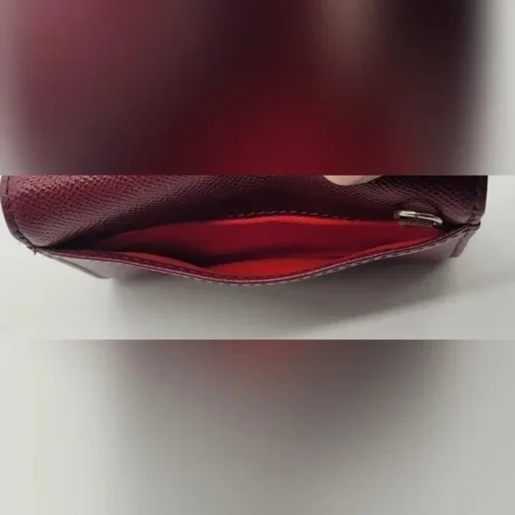 DOONEY & BOURKE JANINE SAFFIANO LEATHER COIN PURSE - Picture 3 of 5